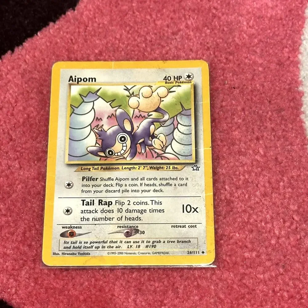 Aipom #26 – Pokémon Neo Genesis – Non-Holo